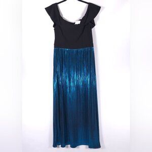 NWT ADDISON EVENINGS Prom Dress Social‎ Satin Pleated Skirt N2350B4 Size 10